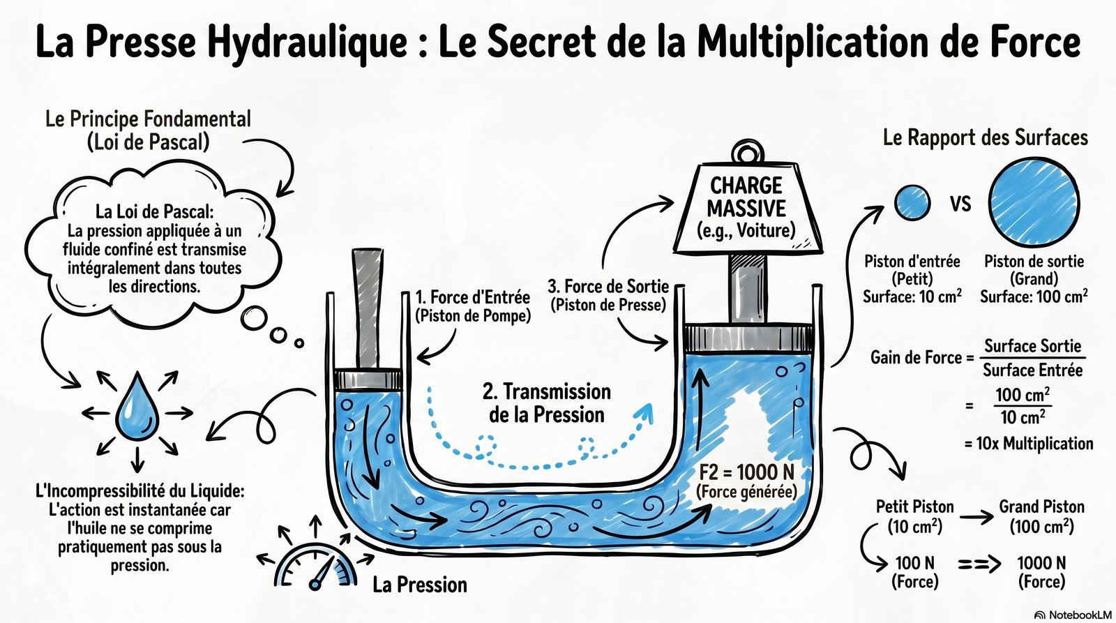 Principe de Pascal — Estructure Hydraulics